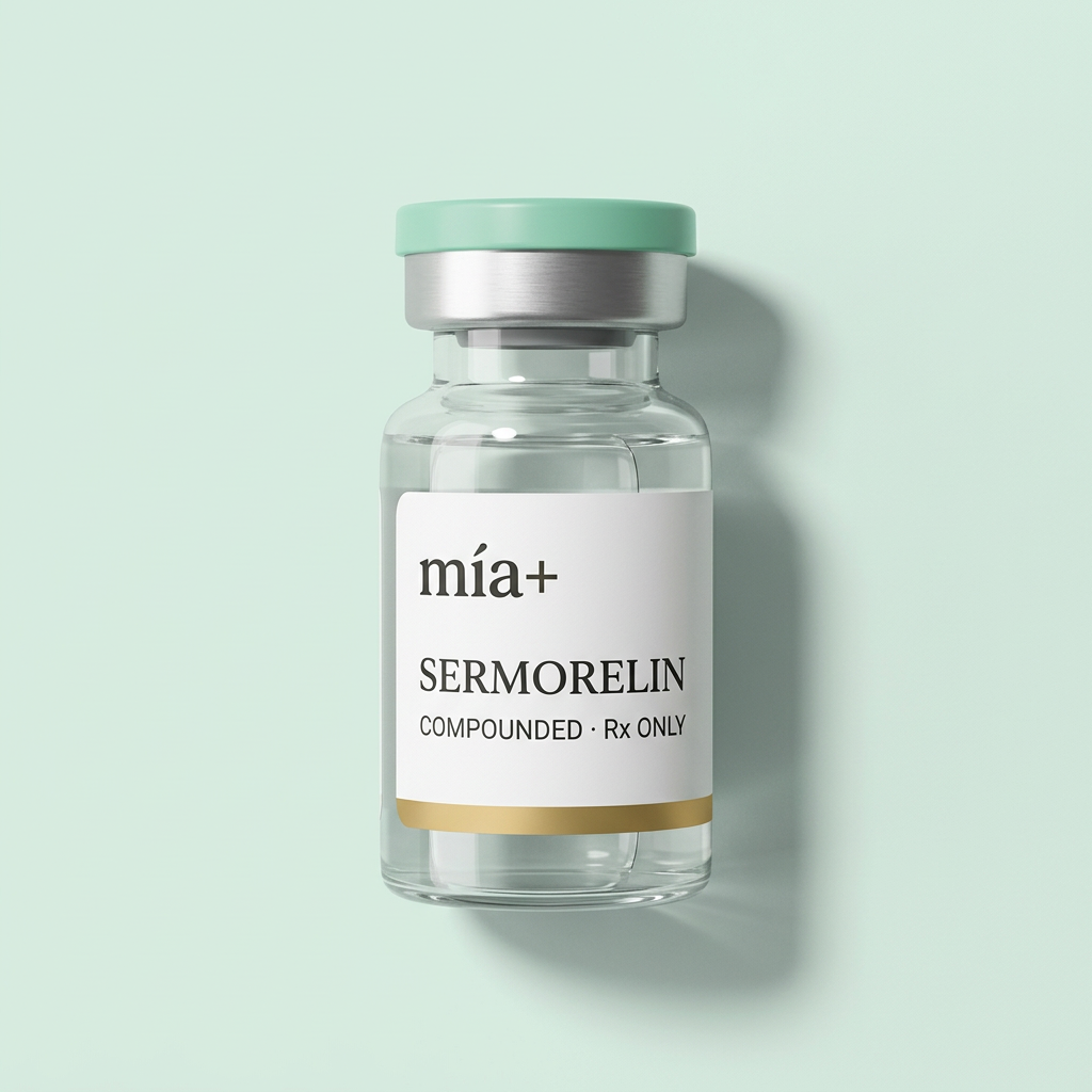 Sermorelin recreated MIA product vial