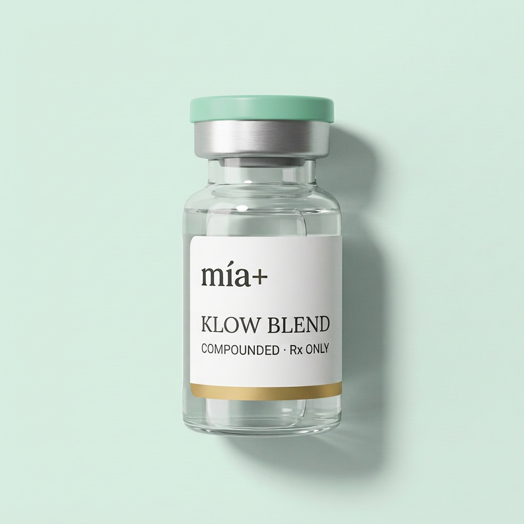 KLOW Blend recreated MIA product vial