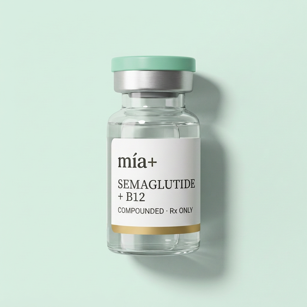 Semaglutide + B12 recreated MIA product vial